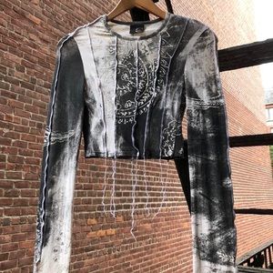 90s just cavalli freestyle knit top